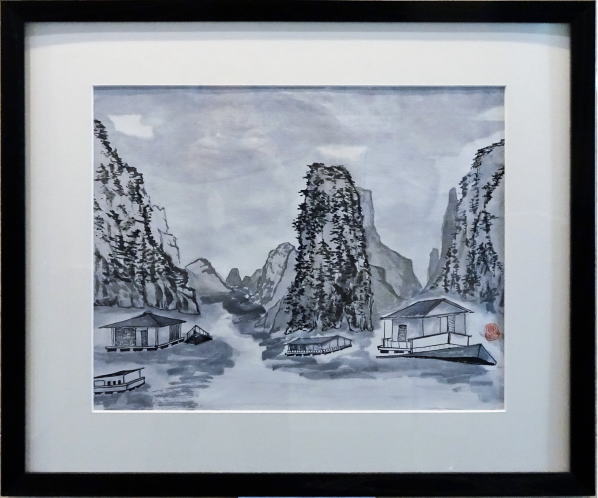 「ハロン湾旅情」F8　三浦實