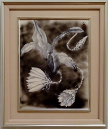 「月下美人」 F6 石坂和明 「月下美人」 F6 石坂和明