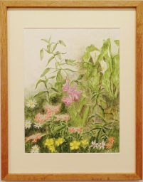 「花のある暮らし」 F6 齋藤義保 「花のある暮らし」 F6 齋藤義保