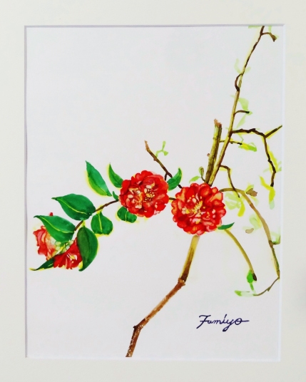 「ツバキ」　F6　