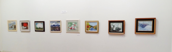 会場作品景　日本画