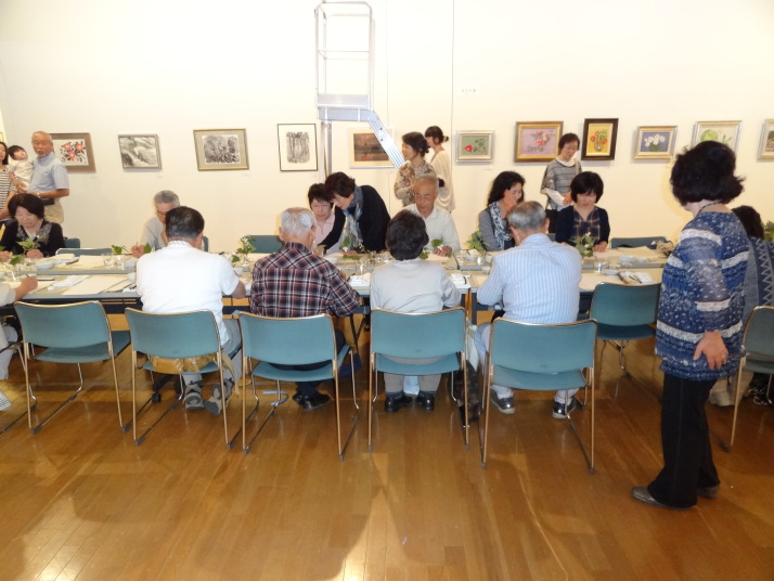 墨絵体験講習会