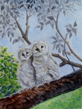 「大丈夫」　詩：勝美。　絵：近内文子