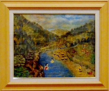 ＃２１　『思い出」　詩：坂本裕子　絵：岡村郁雄