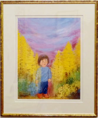 ＃３６　「愛の中」　詩：上田麻希　絵：戸田みどり