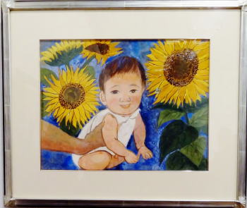 ＃４９　【息子とともに・・・」　詩：しいちゃん　絵：組谷敬子