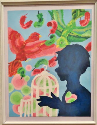 ２５　「障害者の誇りの募金」　詩：時代感生　絵：HM(小山中）