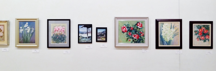 会場作品景　日本画