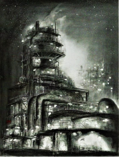 「煌塔」F20　第35回現代日墨展