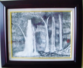 「白糸の滝」　若林省吾