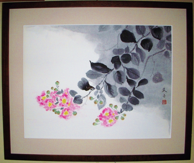 「百日紅」　近内文子