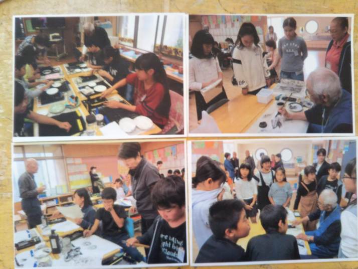 夢の丘小学校、松尾先生指導風景