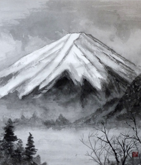 「初冠雪」　柴日出子