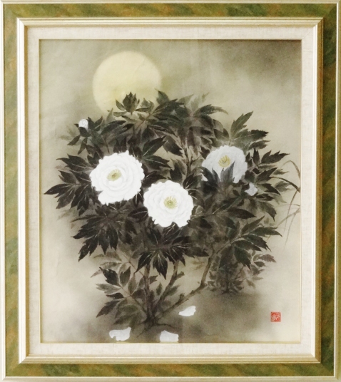 「朧夜牡丹」　植木克彦