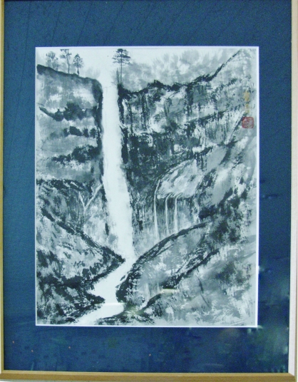 「華厳の滝」　若林省吾