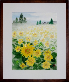 「ひまわりの里」　　柴日出子