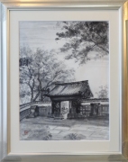 「徳川美術館門」　Ｆ８　須永文江