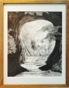 「洞窟の借景」　Ｆ８　斎藤義保