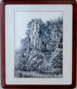 「猊鼻渓」　　Ｆ８　植木克彦