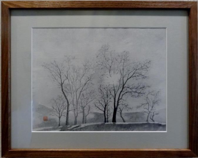 冬木立　F6　斎藤義保