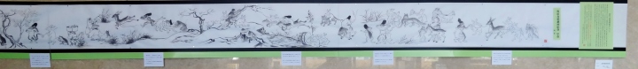 復元「鳥獣戯画絵巻甲巻」模写　植木克彦