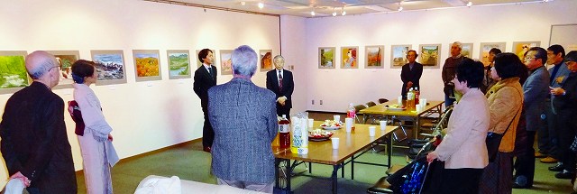 「あじさい大学講師とその門下生たち展」2012年12月