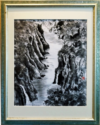 14「峡谷」F8 近内文子 14「峡谷」F8 近内文子