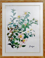 「サザンカ」　F50　藤井ふみよ