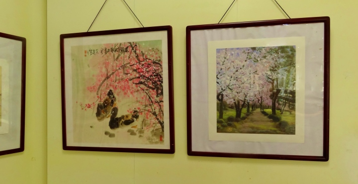 交流絵画展作品