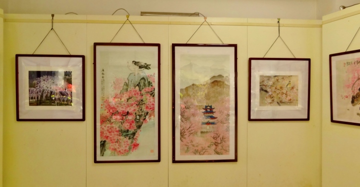 交流絵画展作品