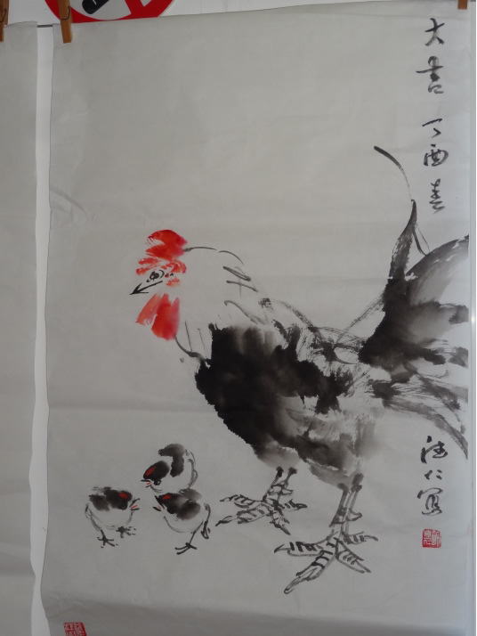 老年大学講師のワークショップ作品