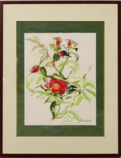 「雪椿」　藤井ふみよ