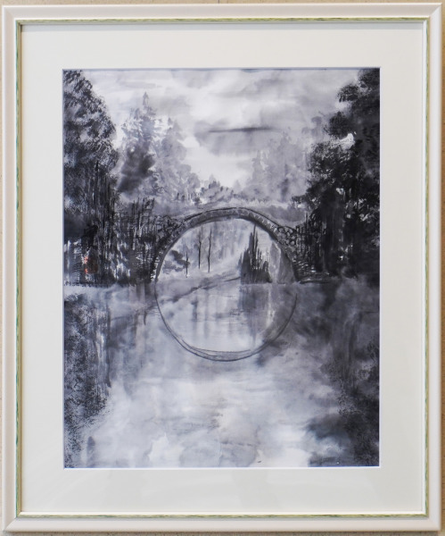 「杜の石橋」　　三浦　實