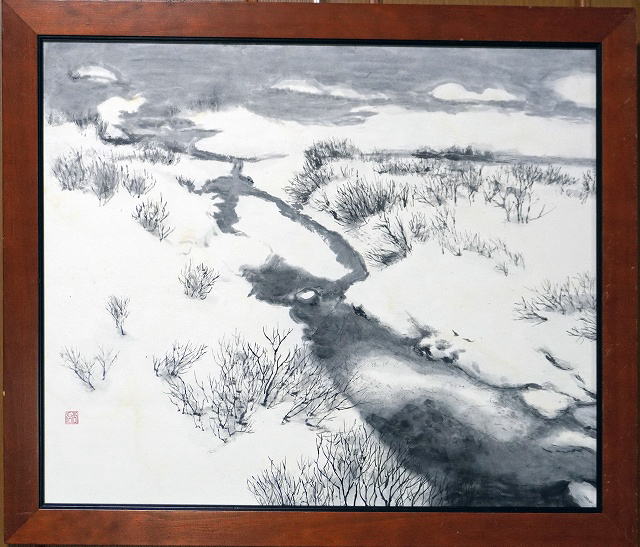 「最上川冬日和」　河原公治