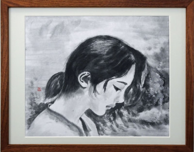 「クールビューティ」　F8　齋藤義保