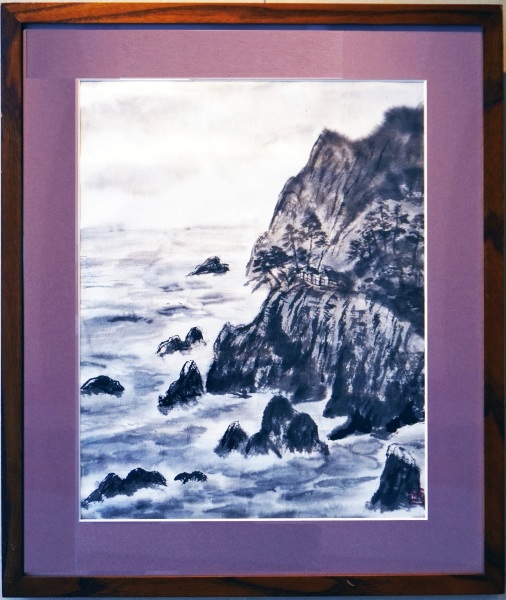 「海辺の風景」　須永文江