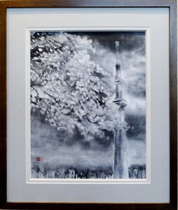 「今宵の競演」　F8　前島悦子