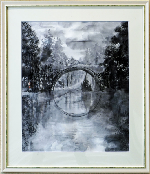 「杜の石橋」　　三浦　實