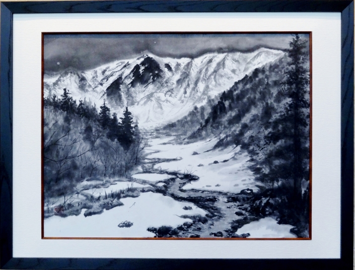 「春を待つ」　F10　市川善朗