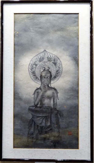 「如意輪観音」　半切半　植木克彦