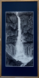 「華厳の滝」　半切半　市川善朗