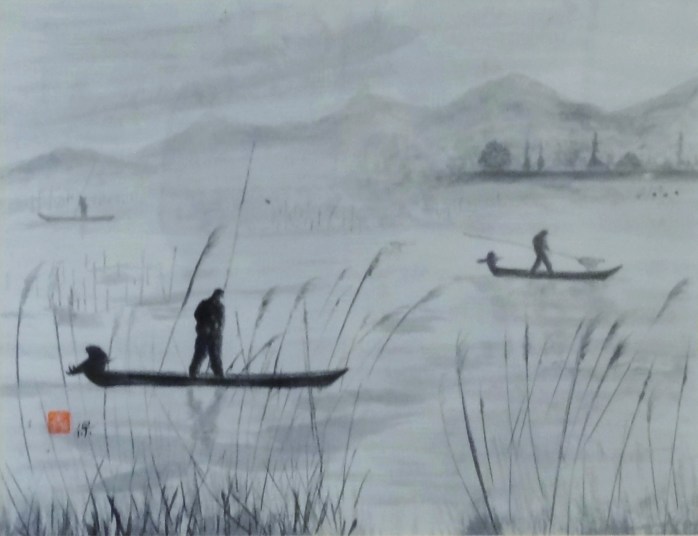 「しじみ漁」　齋藤義保