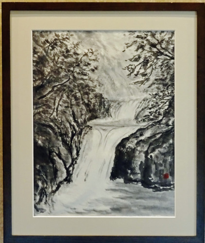 「二段滝」　F8　近内文子