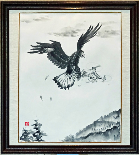 「獲物じゃないよ！」　Ｆ１０　植木克彦