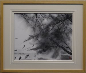 「桜舞う」　前島悦子