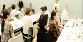 水墨画体験講習会　講師　戸田みどり先生