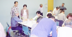 水墨画体験講習会　講師　戸田みどり先生