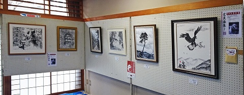 さがみ墨彩会作品展示