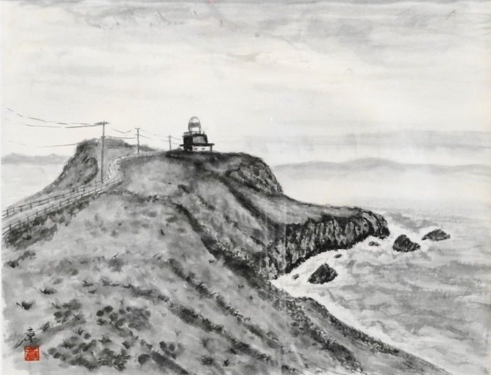 「霧多布岬」　鈴木章